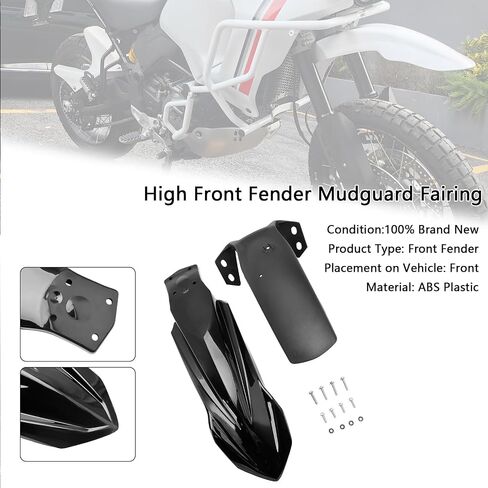High Front Fender Mudguard Fairing For Yamaha Tenere 700 19-24/700 Rally 20-24/700 World Raid 22-24/700 World Rally 23-24 Black in Saudi Arabia