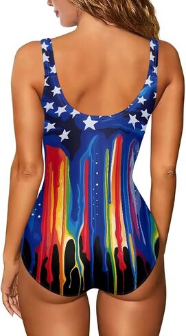 Women's One Piece Swimsuit Tummy Control Push Up Bathing Suit Scoop Neck Slimming Swimwear Ballet Dance Leotard in Kuwait