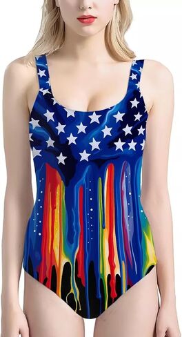 Women's One Piece Swimsuit Tummy Control Push Up Bathing Suit Scoop Neck Slimming Swimwear Ballet Dance Leotard in Kuwait