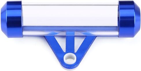 Universal Motorcycle Motorbike Secure Tax Disc Tube, Cylindrical Holder Frame Waterproof Aluminium Motorcycle Tax Holder Trailer Registration Holder Accessories(Red) in Kuwait