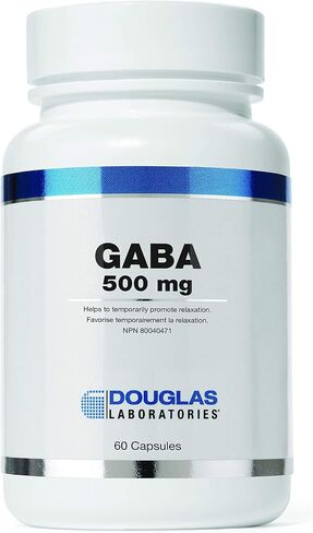 Douglas Laboratories GABA 500 mg. | Amino Acid Support for Brain Neurotransmitters, Sleep Cycles, and Body Temperature | 60 Capsules in Saudi Arabia