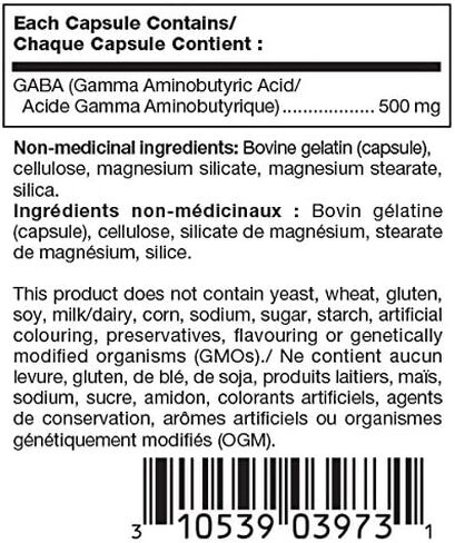 Douglas Laboratories GABA 500 mg. | Amino Acid Support for Brain Neurotransmitters, Sleep Cycles, and Body Temperature | 60 Capsules in Saudi Arabia