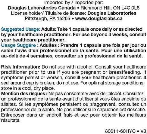 Douglas Laboratories GABA 500 mg. | Amino Acid Support for Brain Neurotransmitters, Sleep Cycles, and Body Temperature | 60 Capsules in Saudi Arabia