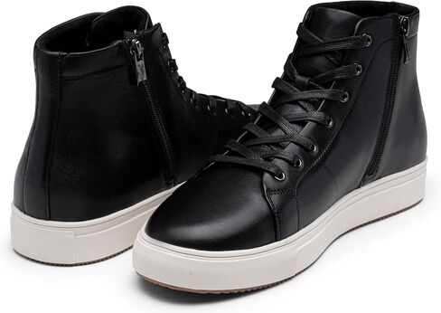 Jousen Men's Casual Shoes High Top Premium Leather Fashion Sneakers Dress Boots for Men in Saudi Arabia
