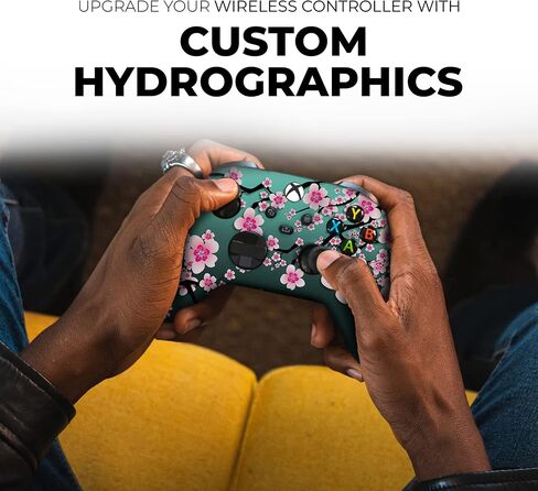 Original X-box Wireless Controller Special Edition Customized by DreamController Compatible with X-box One S/X, X-box Series X/S & Windows 10 Made with Advanced HydroDip Print Technology(Not Just a Skin) in Saudi Arabia