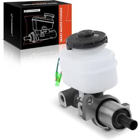 A-Premium Brake Master Cylinder with Reservoir and Cap Compatible with Acura and Honda Vehicles - For MDX 2003-2006, Pilot 2005-2008, Ridgeline 2006-2008 - Replaces 133174, 46100S3VA11