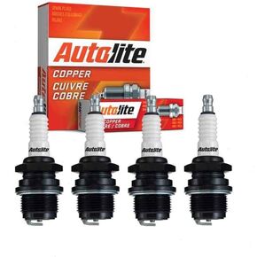 4 PC Autolite Copper Core Plugs متوافقة مع Ford Model AA 1928-1931