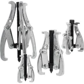 مجموعة أسرة ترس للتكنولوجيا ، 3 "4" 6 "8 '' 3 jaw puller kit for pulley gear تحمل إزالة دولاب الموازنة ، وسحب البكرة الثقيلة مع فكي عكسي يحمل مجموعة أدوات البولر (3 '' '' 6 '' 8 '')