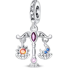 Andora 925 Sterling Silver Charm for Bracelet and Necklaces Tarot Cards Dangle Pendant,Jewelry Beads Gifts for Women