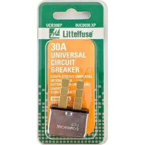 Littelfuse 0ucb030.xp 30 أمبير قاطع الدائرة العالمي