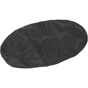 Motoforti Universal Motorcycle Rain Seat Cover, 65x36cm, Oxford Cloth, Black, 1 Pc