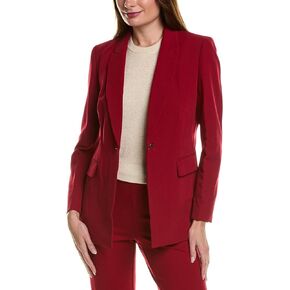 Anne Klein Women's Anne Stretch One Button Peak Lapel Jacke