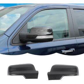 Rearview Mirror Cover Trim Shell Kit Car Rear View Side Mirror Exterior Decoration Accessories for Dodge Ram 2018-2022,Black