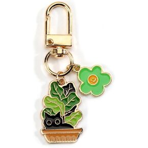 Black Cat Keychain,Cute Cat Keychain for Purse Bag Handbag,Cute Kitty Gift for Women Friends Girlfriend Bestie