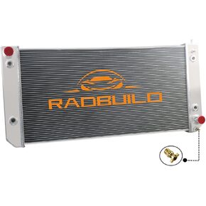 CU13296 Aluminum Radiator for 2003-2009 Chevy C4500 Kodiak/C5500 Kodiak Radiador for GMC C4500 Topkick/C5500 Topkick 3 Row Radiators 2003 2004 2005 2006 2007 2008 2009 03 04 05 06 07 08 09