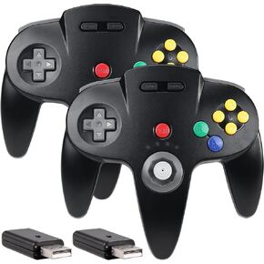 [USB Version] USB N64 Controller, SAFFUN N64 Wired PC Gamepad [3D Analog Stick] for Windows PC MAC Linux Raspberry Pi Genesis Higan Project 64 Retropie OpenEmu Emulator (Plug & Play) (Clear Green) in Saudi Arabia