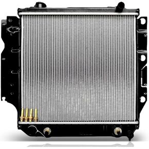 Scitoo Engine Coolant Chaiatiator Assembly لجيب رانجلر 1997-2006/2003-2006 ، TJ 1997-2006 ، 2.4L 2.5L 4.0L 4.2L ، استبدل 1682