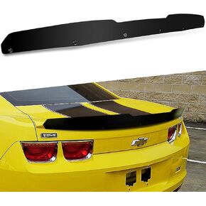 Camaro 5TH GEN Rear Wickerbill Spoiler Compatible with 2010-2013 Chevy Camaro 5TH GEN LS, LT, RS, SS, Wicker Bill Spoiler Add-on Style, 1 Piece Poly Aluminium Wickerbill