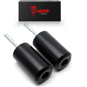 MZS Motorcycle Frame Sliders, Falling Crash Protector Guards No Cut Kits Black Compatible with GSXS 750 GSXS750 2015-2022 / GSX-S750Z 2018-2023 / GSR750 2011-2015