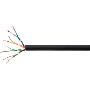 Monoprice Cat5e Ethernet Bulk Cable - Network Internet Cord - Solid, 350Mhz, UTP, CMR, Riser Rated, Pure Bare Copper Wire, 24AWG, 250ft, Blue