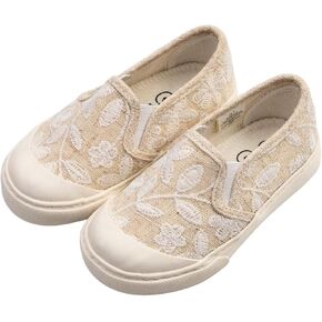 waddle wonder Toddler Lace Low Top Slip on Canvas Casual Easy Wear Dress Shoes for Boys & Girls, Laceless Lightweight Flat Loafer Sneaker