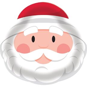 Creative Converting Santa Tray, One size, White