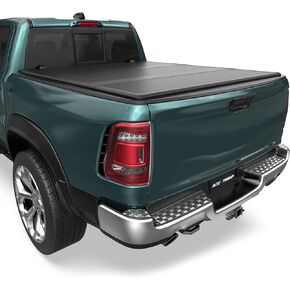 Soft Roll Up Truck Bed Tonneau Cover Compatible for 2009-2024 Ram 1500(Inclu. Classic, Not for 2019-2024 New Body) Fleetside(NO RamBox), 5.7FT Short Bed—68.4 inch (Reflective Style)