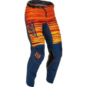 Fly Racing 2022 Adult Kinetic Wave Pants (Navy/Orange, 30)