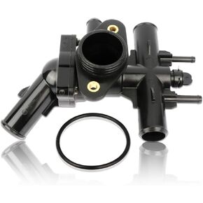 OCPTY Thermostat Housing Fit for ford Five Hundred 2005-2007,for ford Freestyle 2005-2007,for Mercury Montego 2005-2007 Engine Coolant Thermostat Housing Assembly Replaces 5F9Z18599BA,902-858