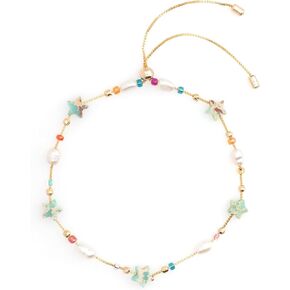 Bolo Bead Brass Station Bracelet -Fits up to 9" Wrist - Choice of Colors