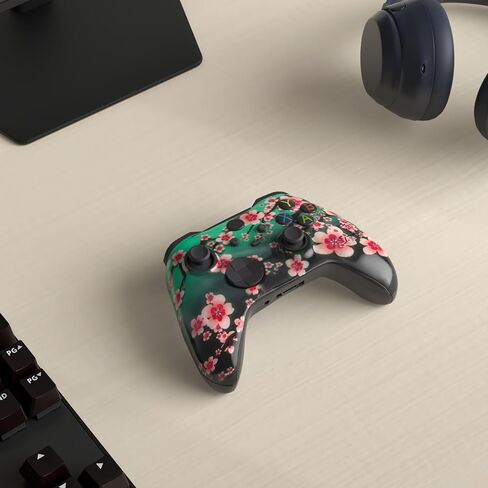 Original X-box Wireless Controller Special Edition Customized by DreamController Compatible with X-box One S/X, X-box Series X/S & Windows 10 Made with Advanced HydroDip Print Technology(Not Just a Skin) in Saudi Arabia
