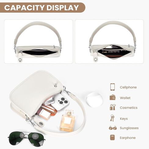 Shoulder Bag Purses for Women - Small Handbags PU Leather Shoulder Purse Trendy Designer Underarm Bags in Saudi Arabia
