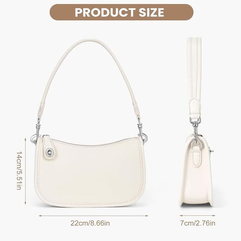 Shoulder Bag Purses for Women - Small Handbags PU Leather Shoulder Purse Trendy Designer Underarm Bags in Saudi Arabia