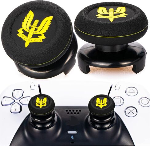 Playrealm FPS Thumbstick Extender Rubber Silicone Grip Cover 2 Sets for PS5 Dualsenese & PS4 Controller (Rainbow) in Saudi Arabia