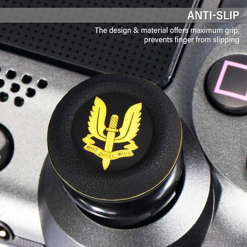 Playrealm FPS Thumbstick Extender Rubber Silicone Grip Cover 2 Sets for PS5 Dualsenese & PS4 Controller (Rainbow) in Saudi Arabia
