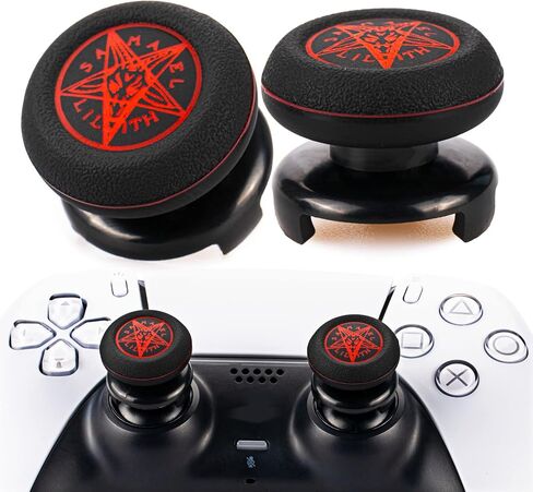 Playrealm FPS Thumbstick Extender Rubber Silicone Grip Cover 2 Sets for PS5 Dualsenese & PS4 Controller (Rainbow) in Saudi Arabia
