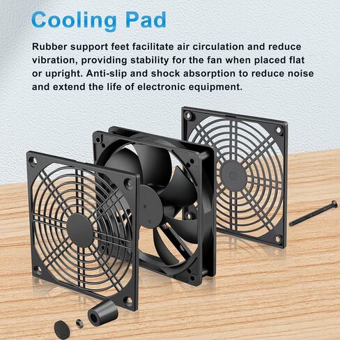 WDERAIR 120mm 240mm Computer Pc Case 5V USB Powered Fan with Variable Speed Controller for Router Modem Xbox DVR Playstation Receiver Cooling in Saudi Arabia