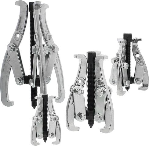 مجموعة أسرة ترس للتكنولوجيا ، 3 "4" 6 "8 '' 3 jaw puller kit for pulley gear تحمل إزالة دولاب الموازنة ، وسحب البكرة الثقيلة مع فكي عكسي يحمل مجموعة أدوات البولر (3 '' '' 6 '' 8 '') in Kuwait