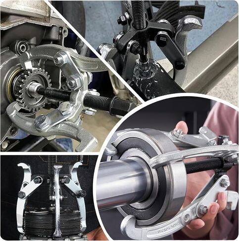 مجموعة أسرة ترس للتكنولوجيا ، 3 "4" 6 "8 '' 3 jaw puller kit for pulley gear تحمل إزالة دولاب الموازنة ، وسحب البكرة الثقيلة مع فكي عكسي يحمل مجموعة أدوات البولر (3 '' '' 6 '' 8 '') in Kuwait
