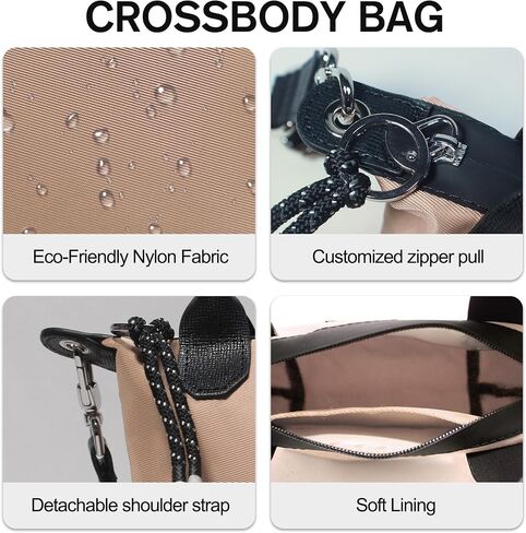 Designer Mini Tote Bag for Women - Lightweight Crossbody Purse with Adjustable Dual Straps (2-Way Carry) in Saudi Arabia