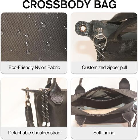 حقيبة حمل مصممة مصممة للنساء - محفظة Crossbody خفيفة الوزن مع الأشرطة المزدوجة القابلة للتعديل (حمل ثنائي الاتجاه) in Saudi Arabia