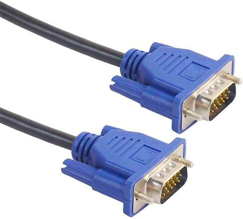 EKYLIN VGA to VGA Video Cable 1.5m / 5ft for Computer PC Laptop to Monitor Screen Projector with VGA Plug Port in Saudi Arabia