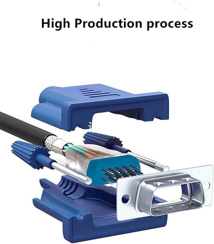 EKYLIN VGA to VGA Video Cable 1.5m / 5ft for Computer PC Laptop to Monitor Screen Projector with VGA Plug Port in Saudi Arabia