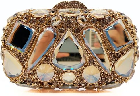 Women Rhinestone Evening Bag Luxury Diamond Clutch Crystal Party Purse Formal Sparkly Handbag for Prom Cocktail in Kuwait