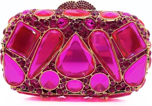 Women Rhinestone Evening Bag Luxury Diamond Clutch Crystal Party Purse Formal Sparkly Handbag for Prom Cocktail in Kuwait