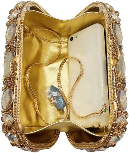 Women Rhinestone Evening Bag Luxury Diamond Clutch Crystal Party Purse Formal Sparkly Handbag for Prom Cocktail in Kuwait