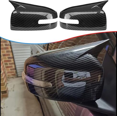 Side Mirror Cover, for Mitsubishi Lancer Evolution 2015 2016 2017 2PCS Turn Signal housing Cover car Accessories-Carbon Fiber.（NOT FIT Mitsubishi Lancer） in Saudi Arabia