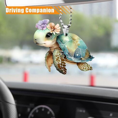 Car Mirror Hanging Accessories - Car Swinging Ornament, Cute Car Rear View Mirror Charm, Garden Hanging Pendant for Home Decoration Christmas Valentine's Day Present (Colorful Elephant) in Saudi Arabia