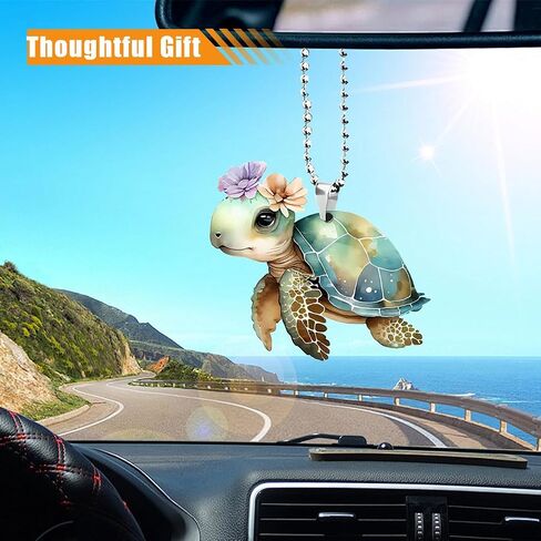 Car Mirror Hanging Accessories - Car Swinging Ornament, Cute Car Rear View Mirror Charm, Garden Hanging Pendant for Home Decoration Christmas Valentine's Day Present (Colorful Elephant) in Saudi Arabia
