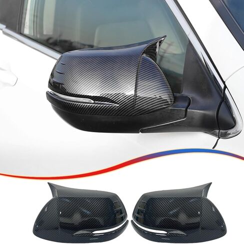غطاء مرآة الرؤية الخلفية الجانبية ， لـ Honda CRV 2017 2018 2019 2020 2021 2022 إكسسوارات غطاء الإشارة إلى ألياف الكربون (مع فتحة الإشارة الإشارة.) in Kuwait